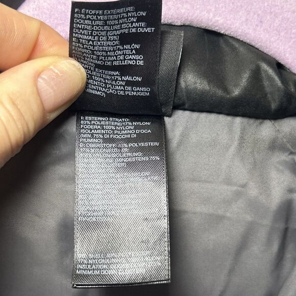 North Face Aconcagua Puffer Jacket Womens XS Black 550 Fill Goose Down - Picture 6 of 11